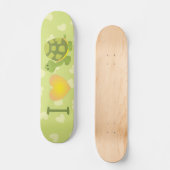 Liebe Pop Turtle Skateboard (Vorderseite)