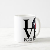 LIEBE Port Arthur 11oz Kaffeetasse (VorderseiteRechts)