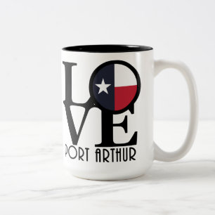 LIEBE Port Arthur 15oz Zweifarbige Tasse