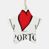 Liebe Porto Keramik Ornament (Rechts)