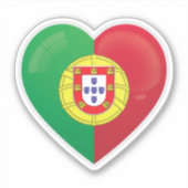 Liebe Portugal Aufkleber (Vorderseite)