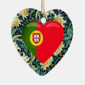 Liebe Portugal Keramik Ornament (Rechts)