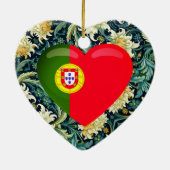 Liebe Portugal Keramik Ornament (Hinten)