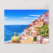 Liebe Positano Italien Postkarte (Vorderseite)