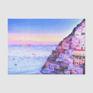 Liebe Positano Italien Sunset Seidenpapier