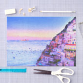 Liebe Positano Italien Sunset Seidenpapier (Handwerk)