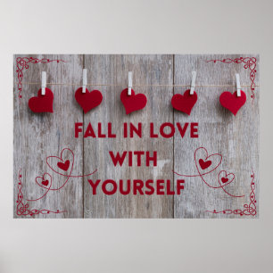 "Liebe" Positives Wall-Art-Poster Poster