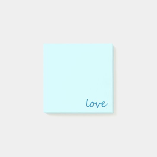 Liebe Post-it Klebezettel (Vorderseite)
