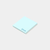 Liebe Post-it Klebezettel (angewinkelt)