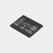 Liebe Post-it Klebezettel (angewinkelt)