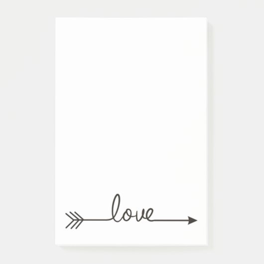 Liebe Post-it Klebezettel (Vorderseite)