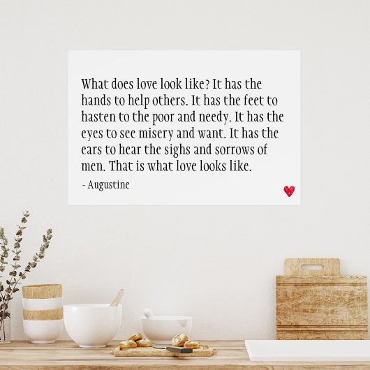 Liebe Poster (Küche)