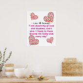 Liebe Poster (Küche)