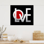 LIEBE Poster (Küche)