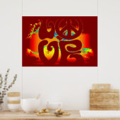LIEBE POSTER (Küche)