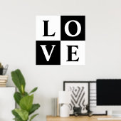 LIEBE Poster (Heimbüro)