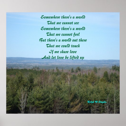 Liebe-Poster freigeben Poster (Vorne)