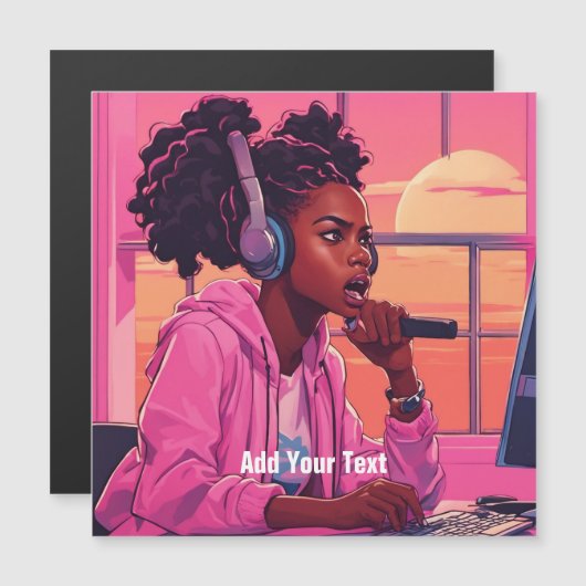 Liebe-Poster Magnetkarte (Vorne/Hinten)