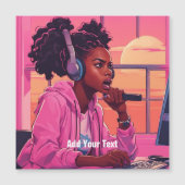 Liebe-Poster Magnetkarte (Vorderseite)