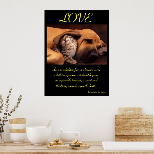 LIEBE Poster Tier 2 (Küche)