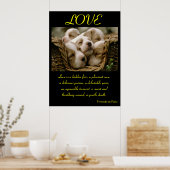 LIEBE Poster Tier 4 (Küche)