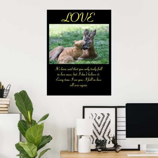 LIEBE Poster Tier 7 (Heimbüro)