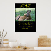 LIEBE Poster Tier 7 (Küche)