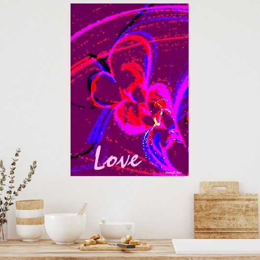 Liebe Poster von Maxwell Kerr (Küche)