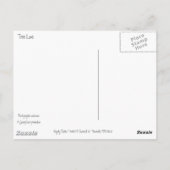 Liebe Postkarte (Rückseite)