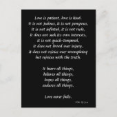 Liebe Postkarte (Vorderseite)