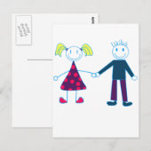Liebe Postkarte (Vorne/Hinten)