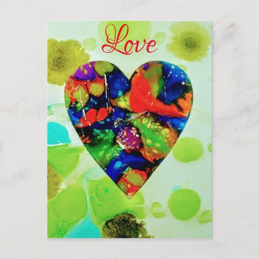 Liebe Postkarte (Vorderseite)