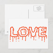 Liebe Postkarte (Vorne/Hinten)