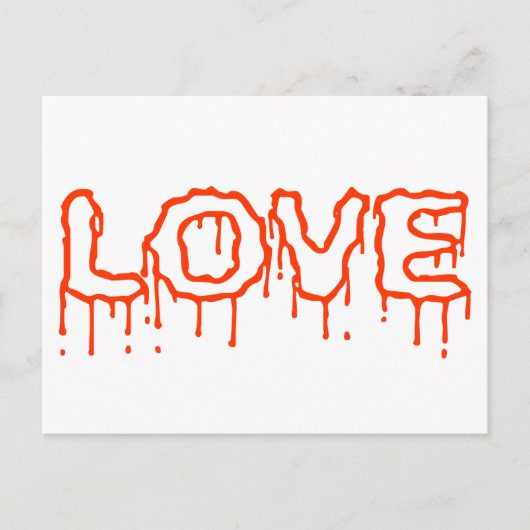 Liebe Postkarte (Vorderseite)