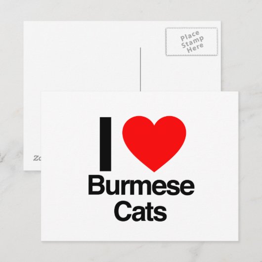 Liebe Postkarte (Vorne/Hinten)