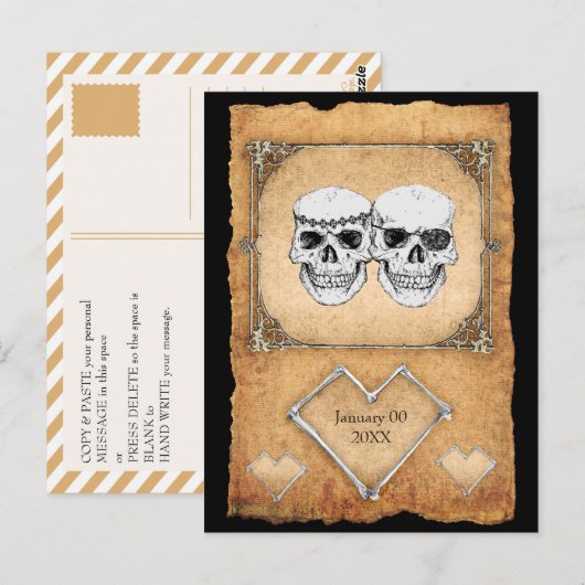 Liebe Postkarte (Vorne/Hinten)