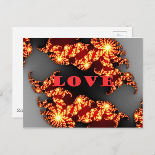 Liebe Postkarte (Vorne/Hinten)