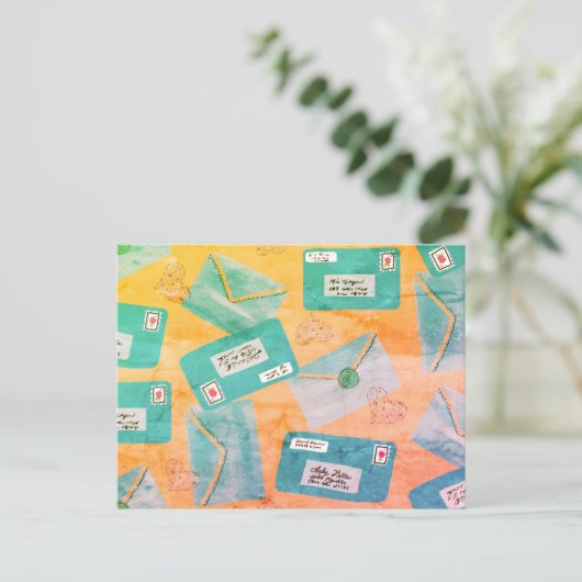 Liebe Postkarte (Stehend Vorderseite)