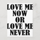 Liebe Postkarte (Vorderseite)