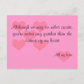 Liebe Postkarte (Vorderseite)