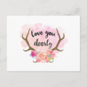 Liebe Postkarte (Vorderseite)