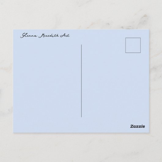 Liebe Postkarte (Rückseite)