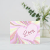 Liebe Postkarte (Stehend Vorderseite)