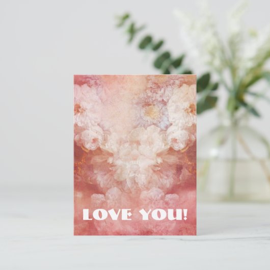 Liebe Postkarte (Stehend Vorderseite)