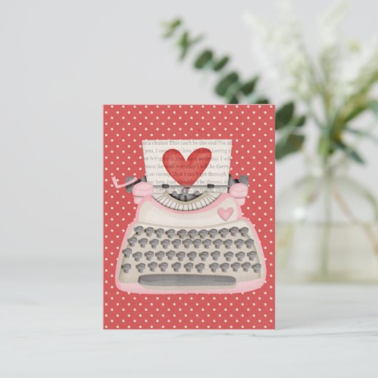 Liebe Postkarte (Stehend Vorderseite)