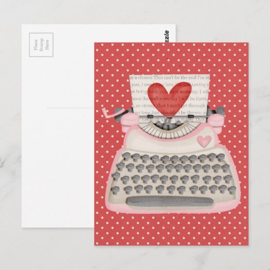 Liebe Postkarte (Vorne/Hinten)