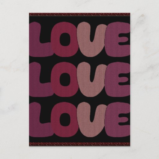 Liebe Postkarte (Vorderseite)