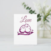 Liebe Postkarte (Stehend Vorderseite)