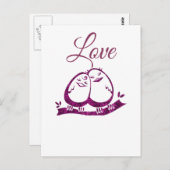 Liebe Postkarte (Vorne/Hinten)