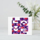 LIEBE POSTKARTE (Stehend Vorderseite)